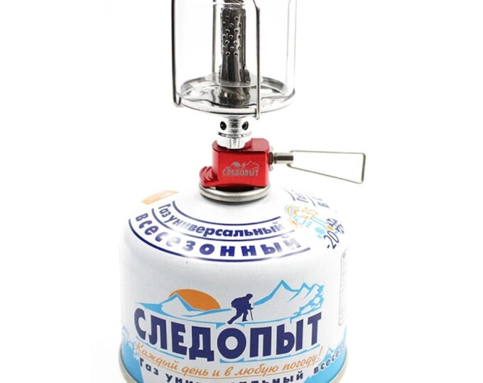 Светильник портативн. газовый СЛЕДОПЫТ — Северное Сияние (стекло) - изображение 1