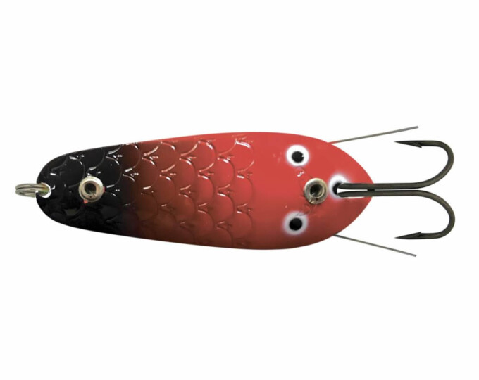 Блесна Kuusamo Rasanen 70/10 (незацепляйка) цвет BL/R/W/BL-S, UV - изображение 1 