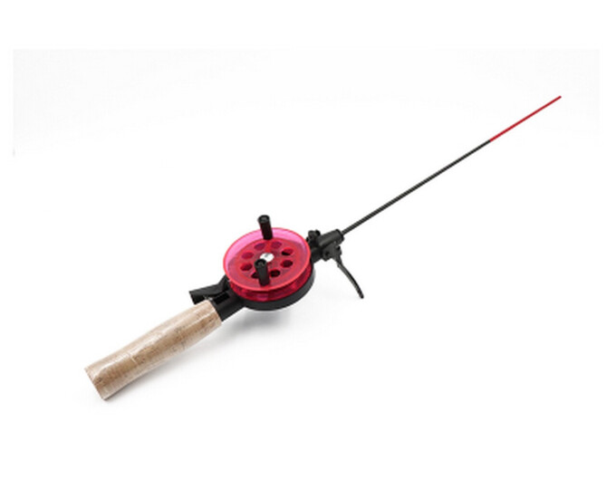 Удочка зимняя Три Кита ТЕХНО 65мм (ручка пробка, хлыст поликарбонат) - изображение 1 