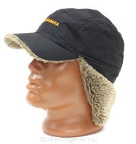 Шапка Kosadaka Alaska с козырьком (плащевка, мембрана) цвет Черный