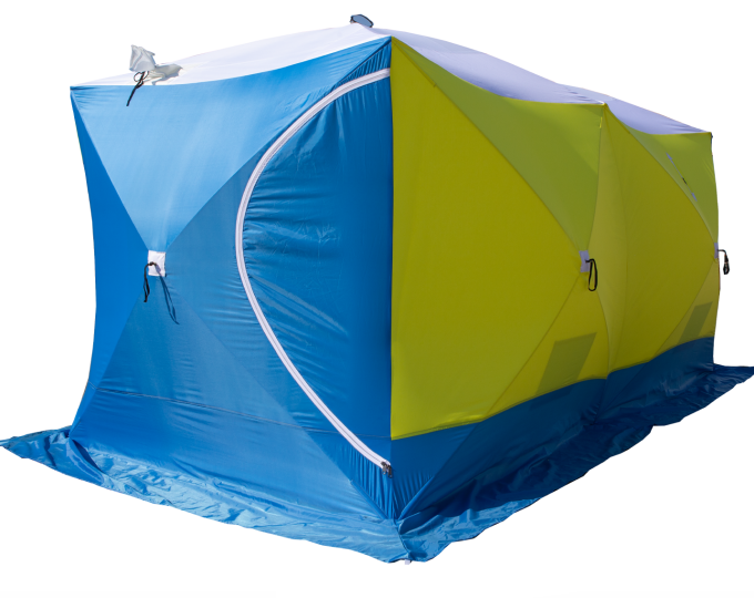 Палатка СТЭК «ДУБЛЬ 3» Т (трехслойная) (h=2,05м., внутр.размер  по полу 2,2*4,4м) - изображение 1 