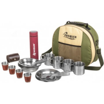 Набор для пикника на 4 персоны с термосом Premier Fishing