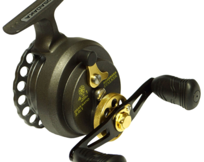 Катушка мульт. Kosadaka зимняя STALKER 65mm, лев. - изображение 2