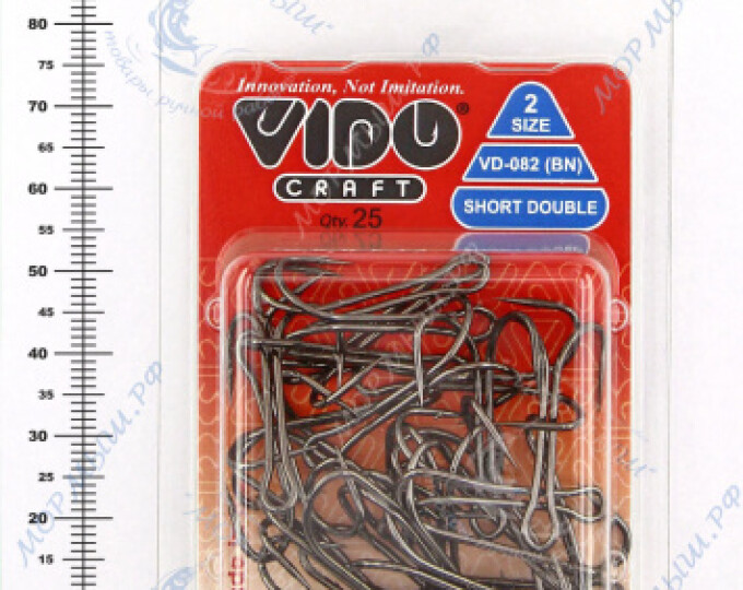 Крючок VD-082-BN «Short Double» №02 - изображение 3