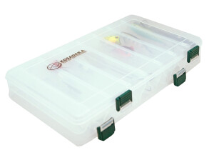 Коробка Kosadaka TB-1100 для воблеров, двухсторонняя (275х190х50мм)