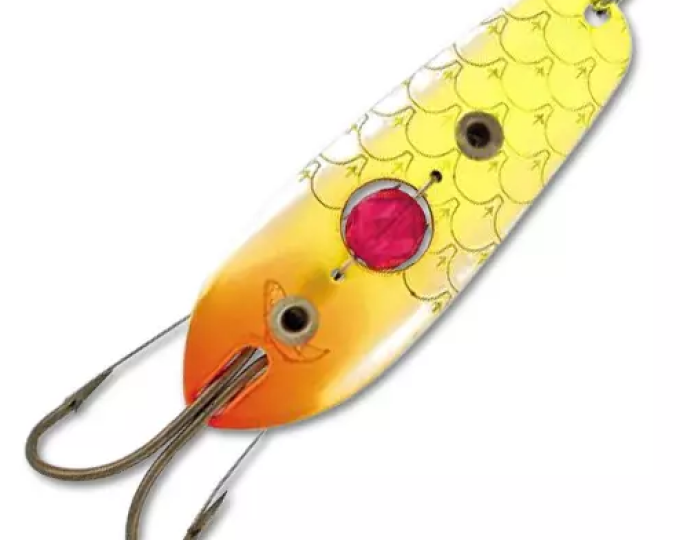 Блесна Kuusamo Rasanen 60/15 (бусинка, незацепляйка) цвет FYe-S - изображение 1