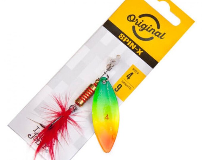 Блесна вращающаяся Lucky John SPIN X LONG 05 (вес 12гр.) цвет FT - изображение 1 