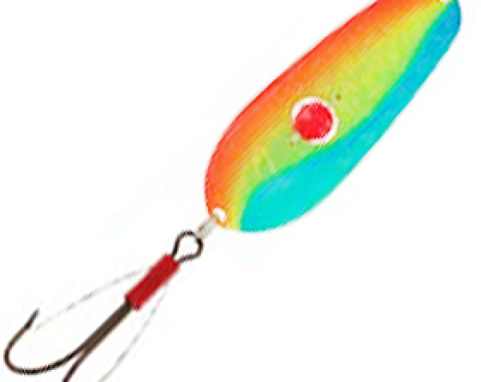 Блесна Kuusamo Rasanen 70/20 (бусинка, незацепляйка) цвет BLU/FYe/FR-S - изображение 1