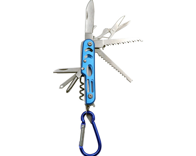 Мультитул «Следопыт» с карабином, 12 предметов, на блистере - изображение 1 
