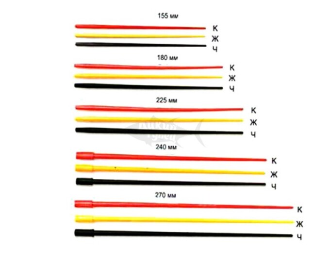 Шестик ПИРС для зимней удочки (АБС) 225мм - изображение 1