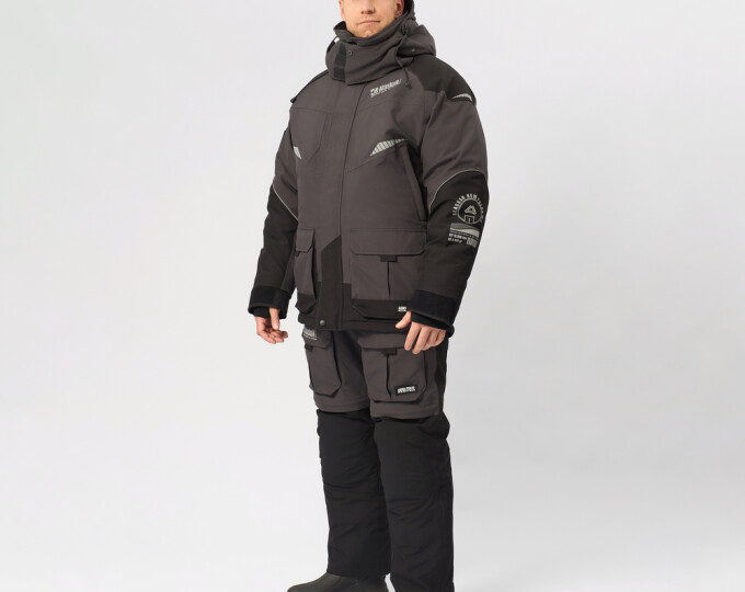 Костюм зимний Alaskan New Polar M3 р.52-54 (173-176) цвет Серый/Черный - изображение 1 