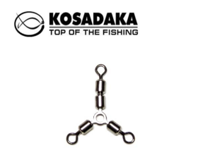 Вертлюг Kosadaka трехсторонний Y-образный №12 (3шт.) (2100)