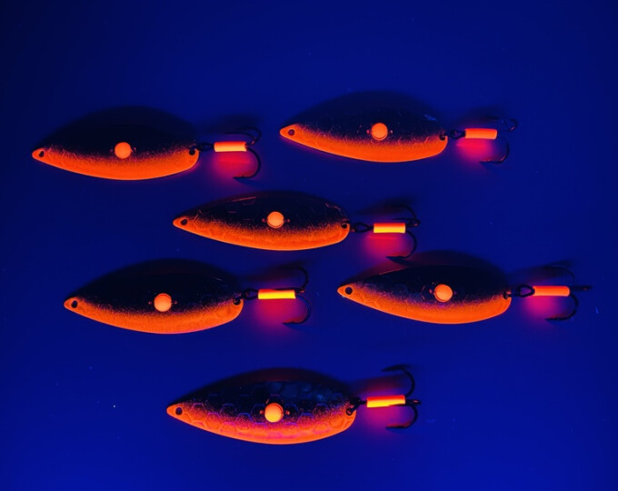 Блесна «Красноперка с сотами» 13гр. (латунь) - изображение 2