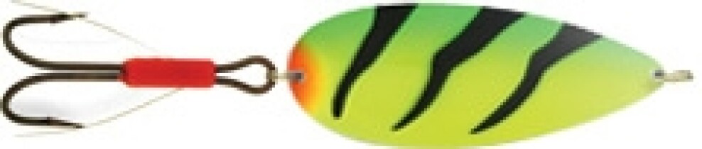 Блесна Kuusamo Hauki 80/22 (незацепляйка) цвет BL/GR/FYe-S