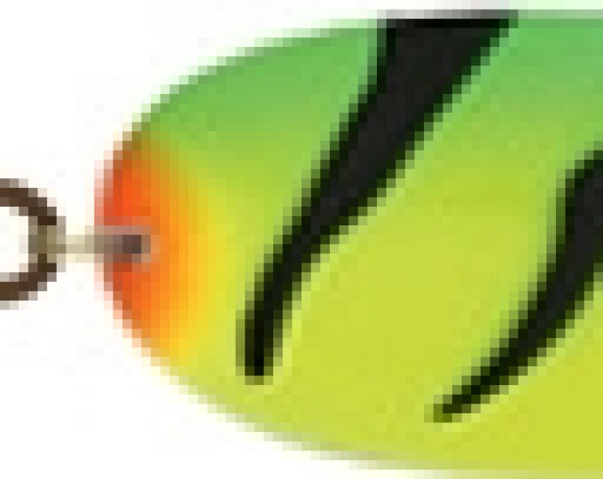 Блесна Kuusamo Hauki 80/22 (незацепляйка) цвет BL/GR/FYe-S - изображение 1 