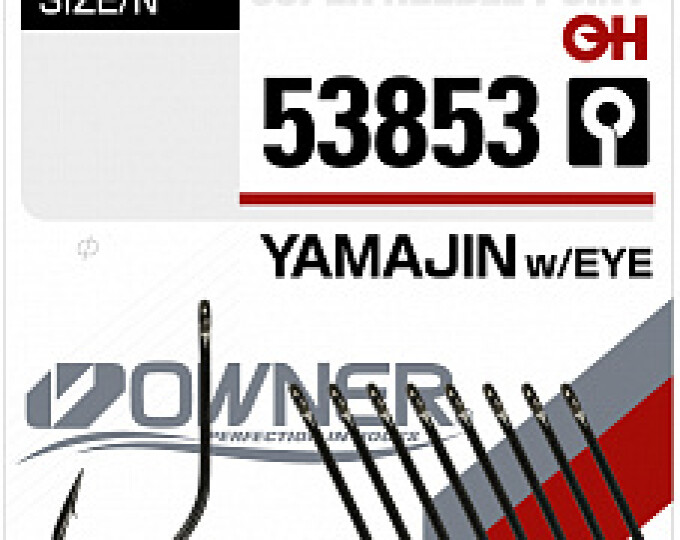 Крючок Owner (53853) «Yamajin» w/EYE №02 (9шт.) - изображение 1 