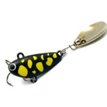 Тейл-спиннер UF-Studio Bullet 15гр. цвет Black Salamander