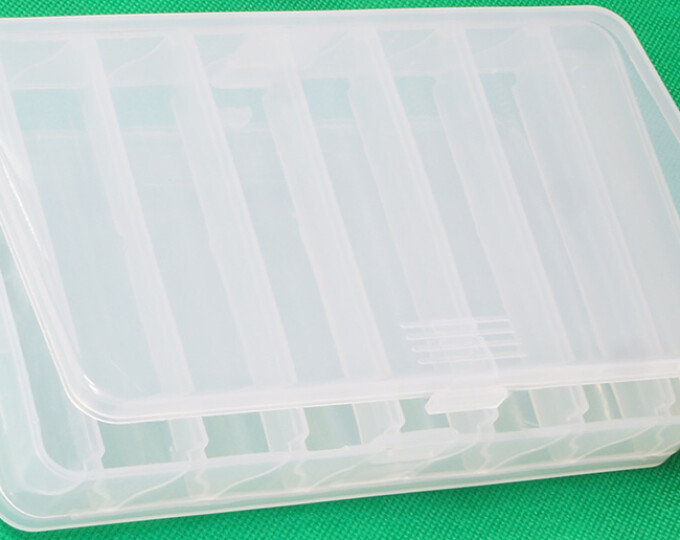 Коробка Kosadaka TB-S32 для воблеров, двусторонняя (195х110х36мм) Clear - изображение 2