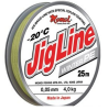 Шнур плетеный JigLine Winter 25м 0,16мм (12кг) (хаки) - изображение 1 