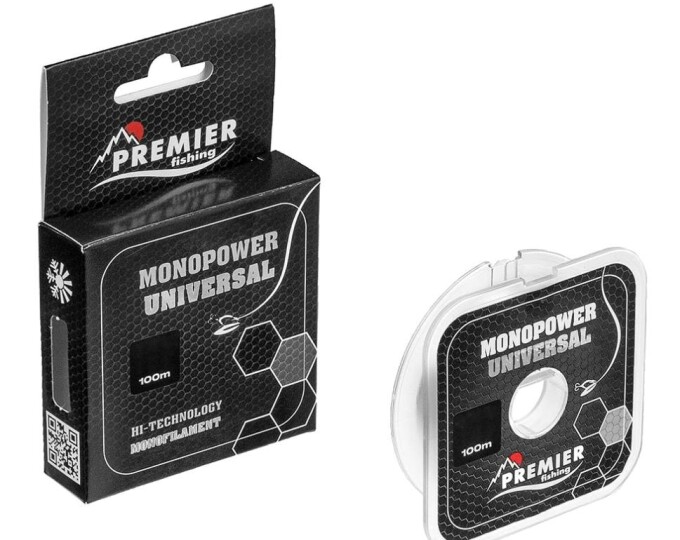 Леска PREMIER fishing MONOPOWER UNIVERSAL 0,10мм 30м (Clear Nylon) - изображение 2