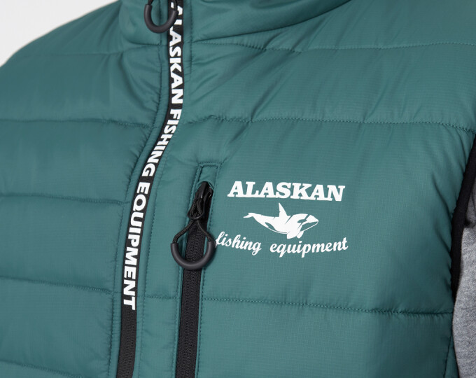 Жилет Alaskan Juneau Vest Green р.XL (утепленный, стеганый) - изображение 8
