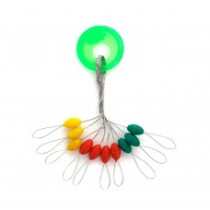 Стопор силиконовый Fanatik Varicolored размер S (10шт.)