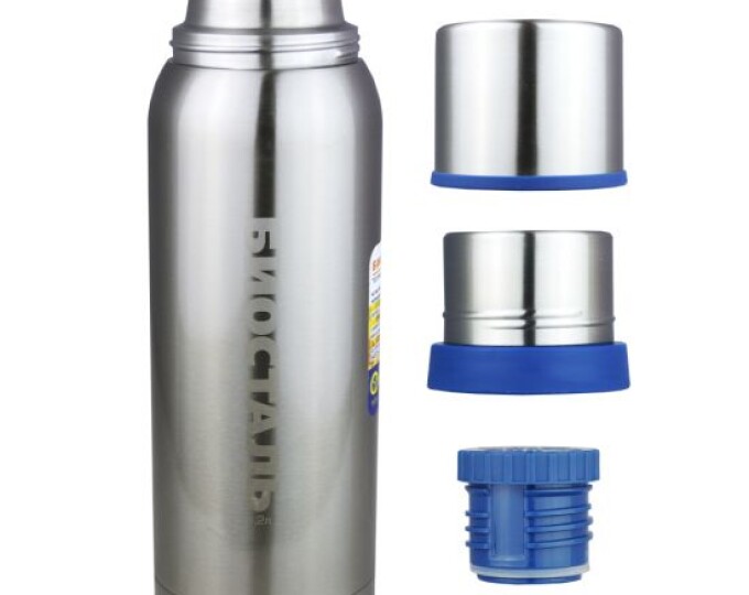 Термос TM «BIOSTAL» серия «ОХОТА» (узкое горло/пробка без кнопки/с двумя чашками) 1200мл - изображение 4