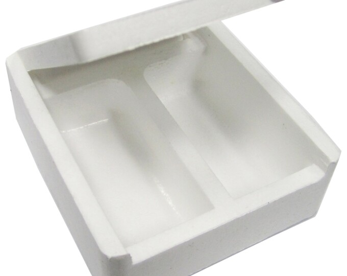 Мотыльница пенопласт., большая двухсекционная - изображение 1 