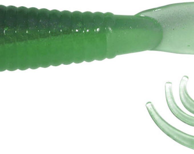 Твистер Kosadaka TRIPLE TAIL 90мм (8шт.) (с разрезным хвостом) цвет TRS - изображение 1 