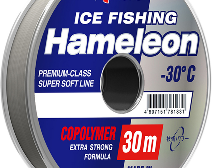 Леска Momoi Hameleon Ice Fishing 0,12мм (1,7кг) 30м (серебрянный) - изображение 1 