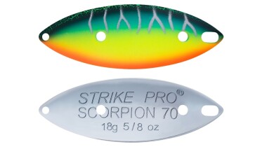 Блесна колеблющаяся Strike Pro Scorpion Serpent Single 65мм 14гр. (одинарный-незацепляйка) #A223S