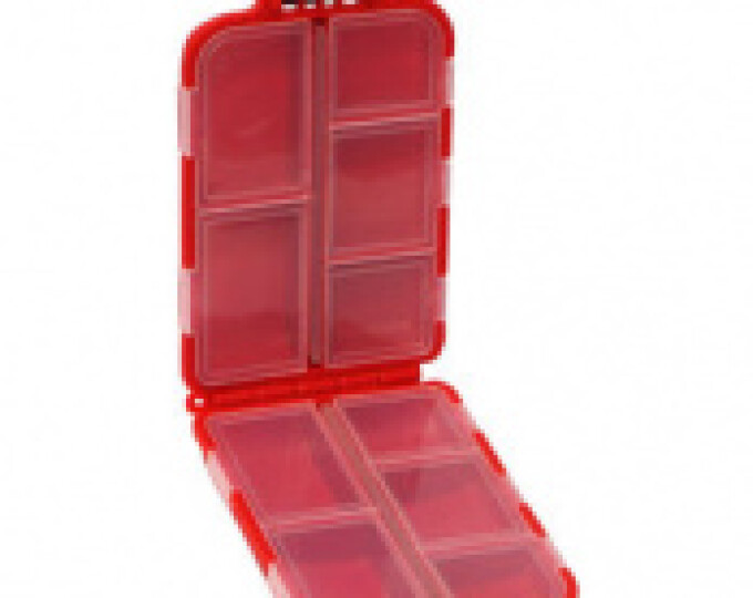 Коробка Kosadaka TB-S14 раскладушка «Портсигар» (8,5х5х2см) Red - изображение 1 