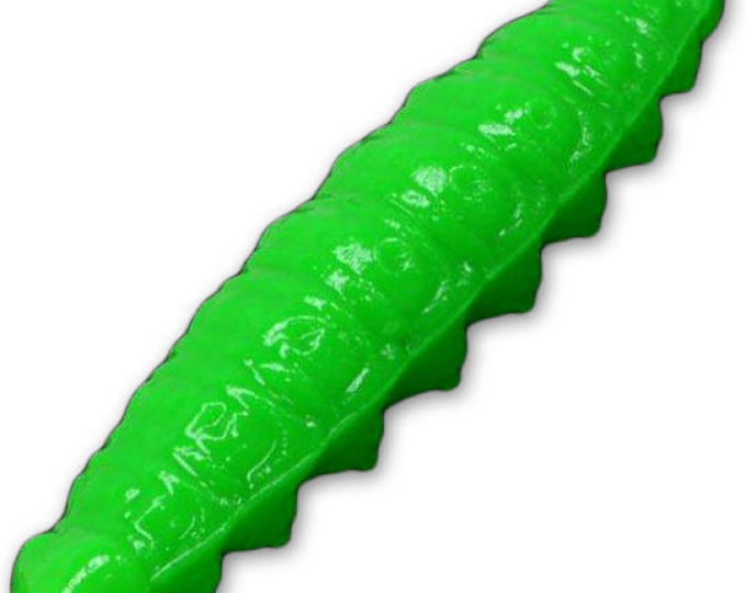 Приманка форелевая DUNAEV DT-WAX-LARVA 35мм-8шт, цвет 401 зелёный - изображение 1 