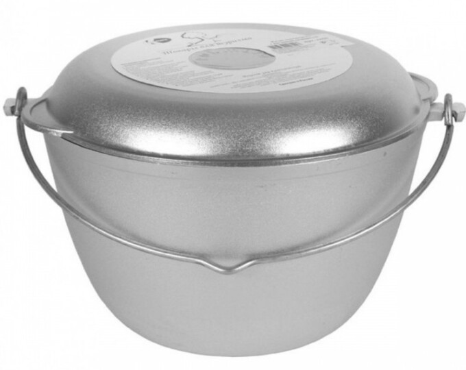 Котелок походный, литой (алюминий) 4,0л (арт.КП40) (сковорода) - изображение 1 