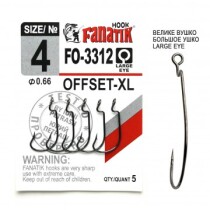 Крючок Fanatik Offset XL (FO-3312) №04 (5шт.)