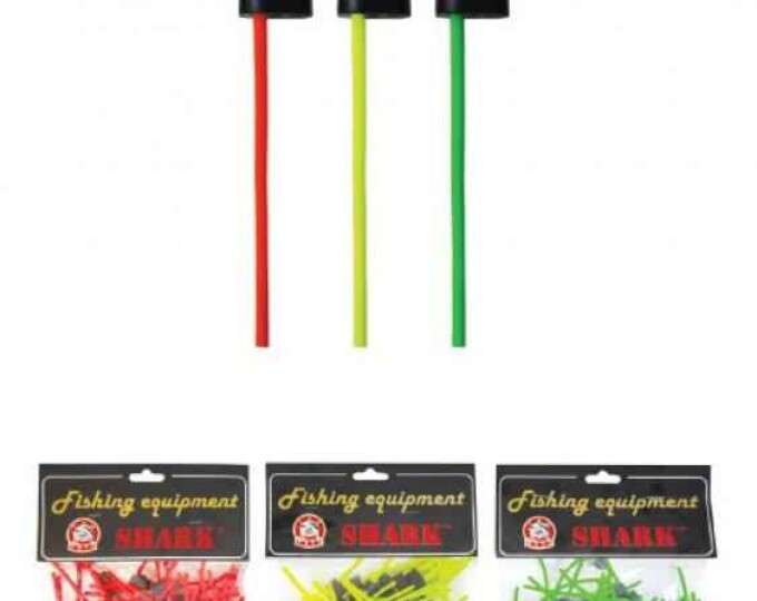 Сторожок ниппельный №1 флюоресцентный/красный 0,4-3,0гр. - изображение 2