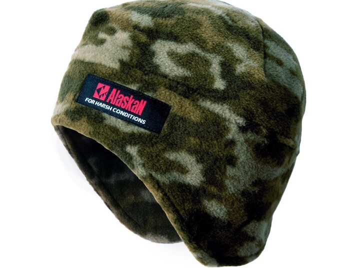 Шапка Alaskan Fleece Hat (флис) цвет зеленый камуфляж - изображение 1 