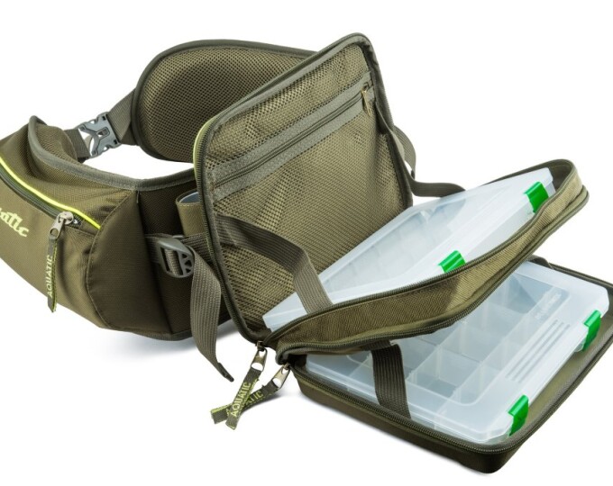 Пояс Aquatic ПР-04Х разгрузочный, с коробками FisherBox (хаки) - изображение 1 