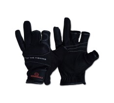 Перчатки Kosadaka неопрен Fishing gloves-21 обрез. 3 пал. чёрн. р. XXL