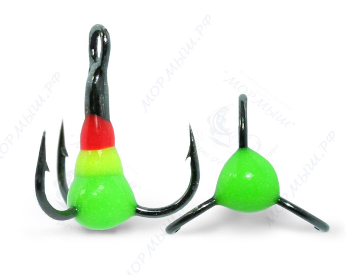 Тройник «Капля» (VD-092C BN) №08 цвет 14 (красно-желто-зеленый) - изображение 1 