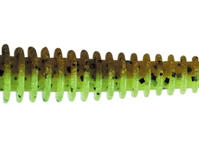 Приманка силиконовая Keitech Swing Impact 4.5″ #401 Green Pumpkin / Chartreuse - изображение 1 