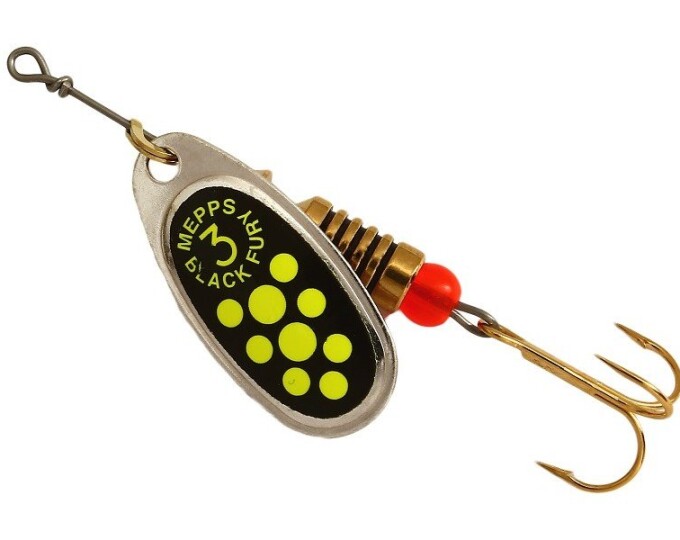 Блесна Mepps BLACK FURY 3 Silver/Chartreuse - изображение 1 