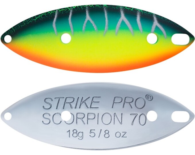 Блесна колеблющаяся Strike Pro Scorpion Single 60мм 14гр. (одинарный-незацепляйка) #A223S - изображение 1 