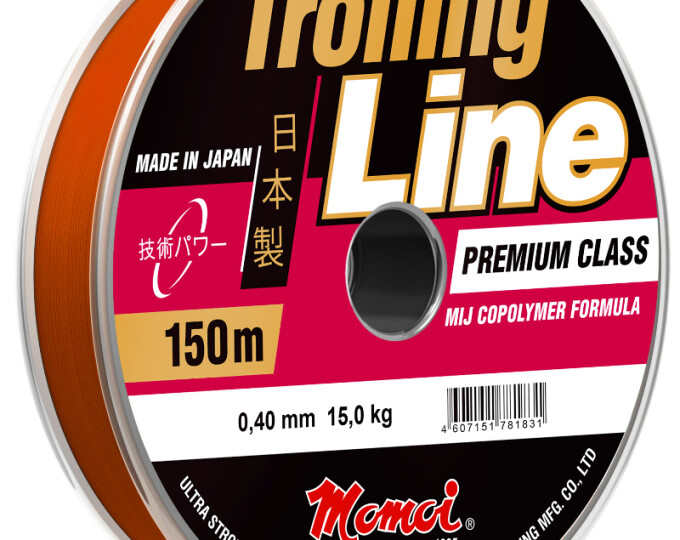 Леска Momoi Trolling Line 150м 0,33мм (11кг) (оранжевая) - изображение 1