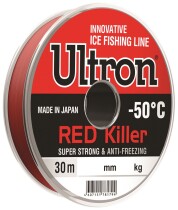 Леска Ultron Red Killer 0,10мм (1,3кг) 30м (красный)