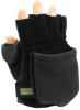 Перчатки- варежки Kosadaka Fire Wind (флис/неопрен, чёрн. р.L) - изображение 2