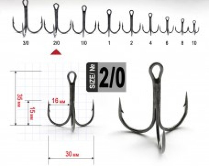 Крючок Fanatik (FT-1103) № 2/0 - изображение 1