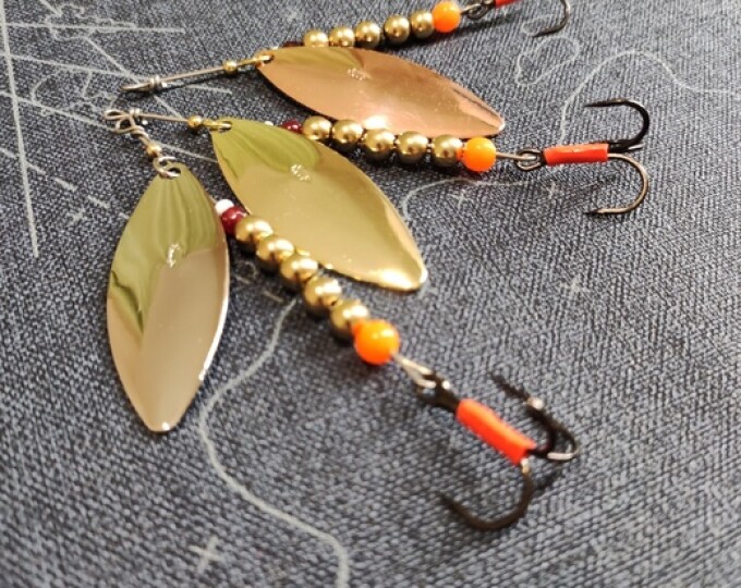 Блесна «Андромеда Лонг» 10гр. (золото) - изображение 1 