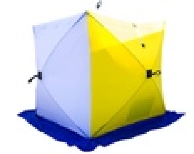 Палатка СТЭК «КУБ — 1» (трехслойная)  (сторона 1,5м, h=1,7м, диагональ по низу =2,1м) - изображение 2