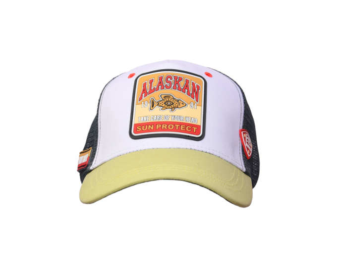 Бейсболка Alaskan COMMODORE с сеткой (белый/серый) - изображение 1 